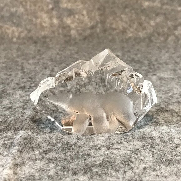 Mats Jonasson Sweden Full Lead Bear Signed Sculpture - Picture 5 of 7